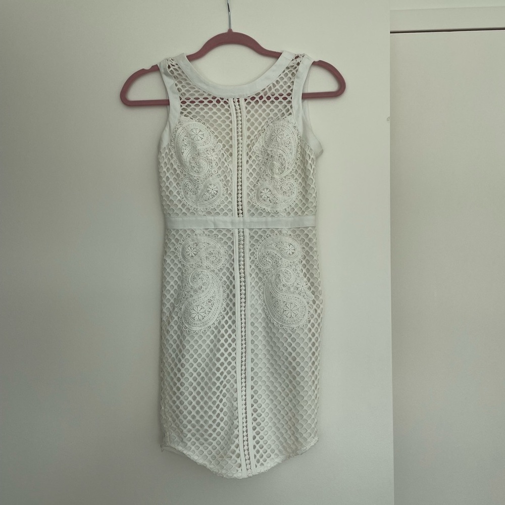 Sabo Skirt White Lace Dress AU 6